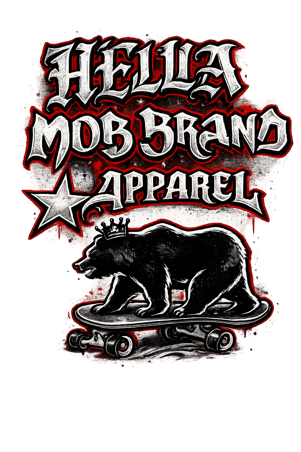 Activewear example products - Hella Mob Brand Apparel