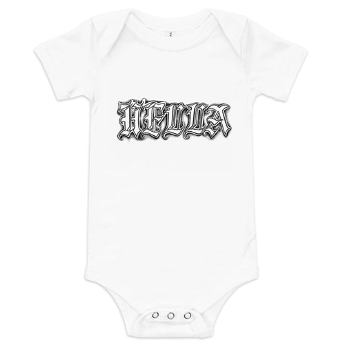 Baby short sleeve one piece - Hella Mob Brand Apparel
