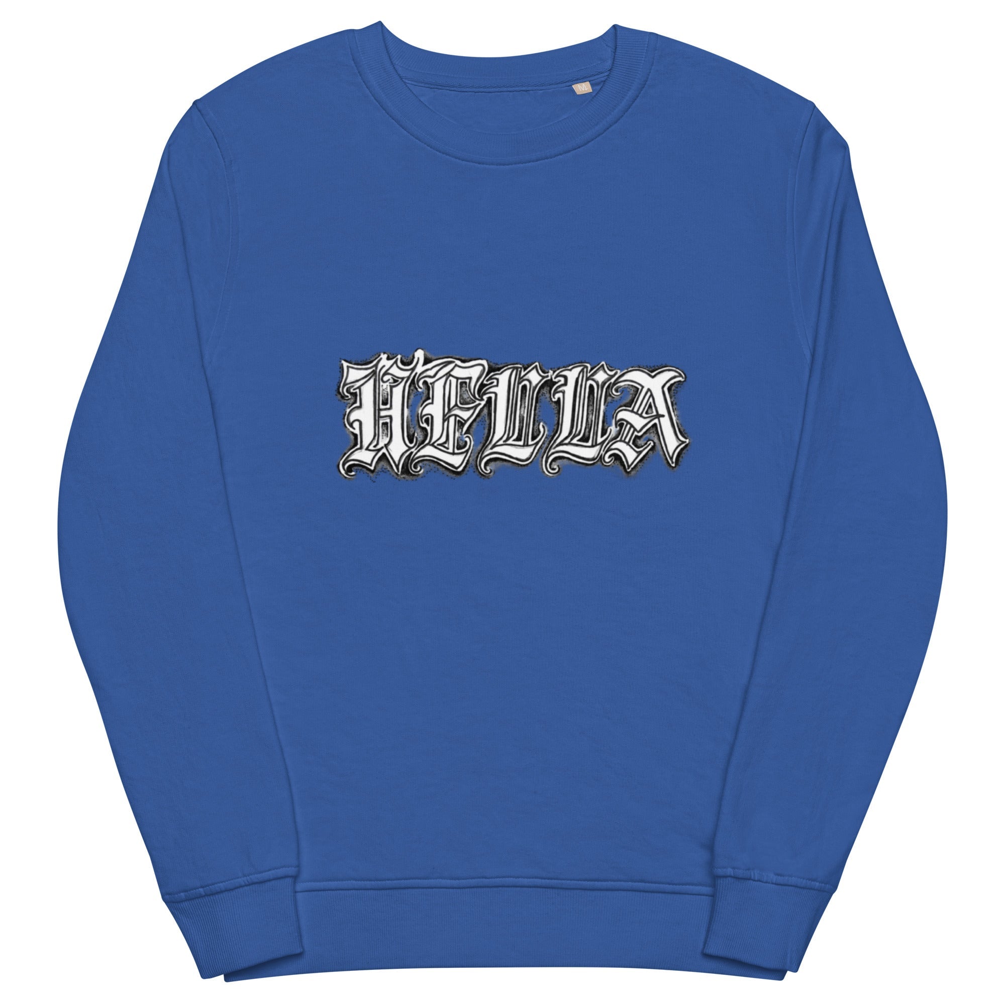 HELLA LOGO blue sweatshirt - Hella Mob Brand Apparel