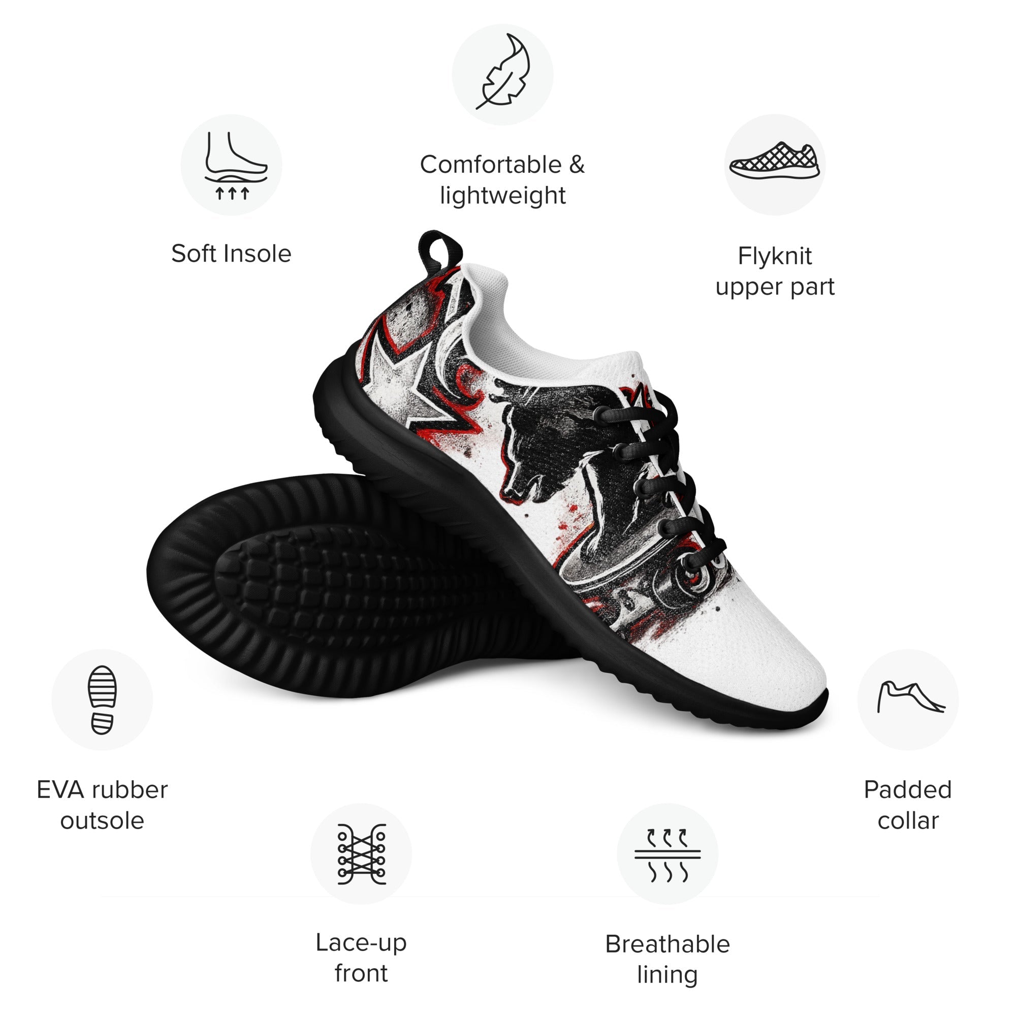 Men’s athletic shoes - Hella Mob Brand Apparel