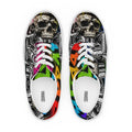 Men’s lace-up canvas shoes - Hella Mob Brand Apparel