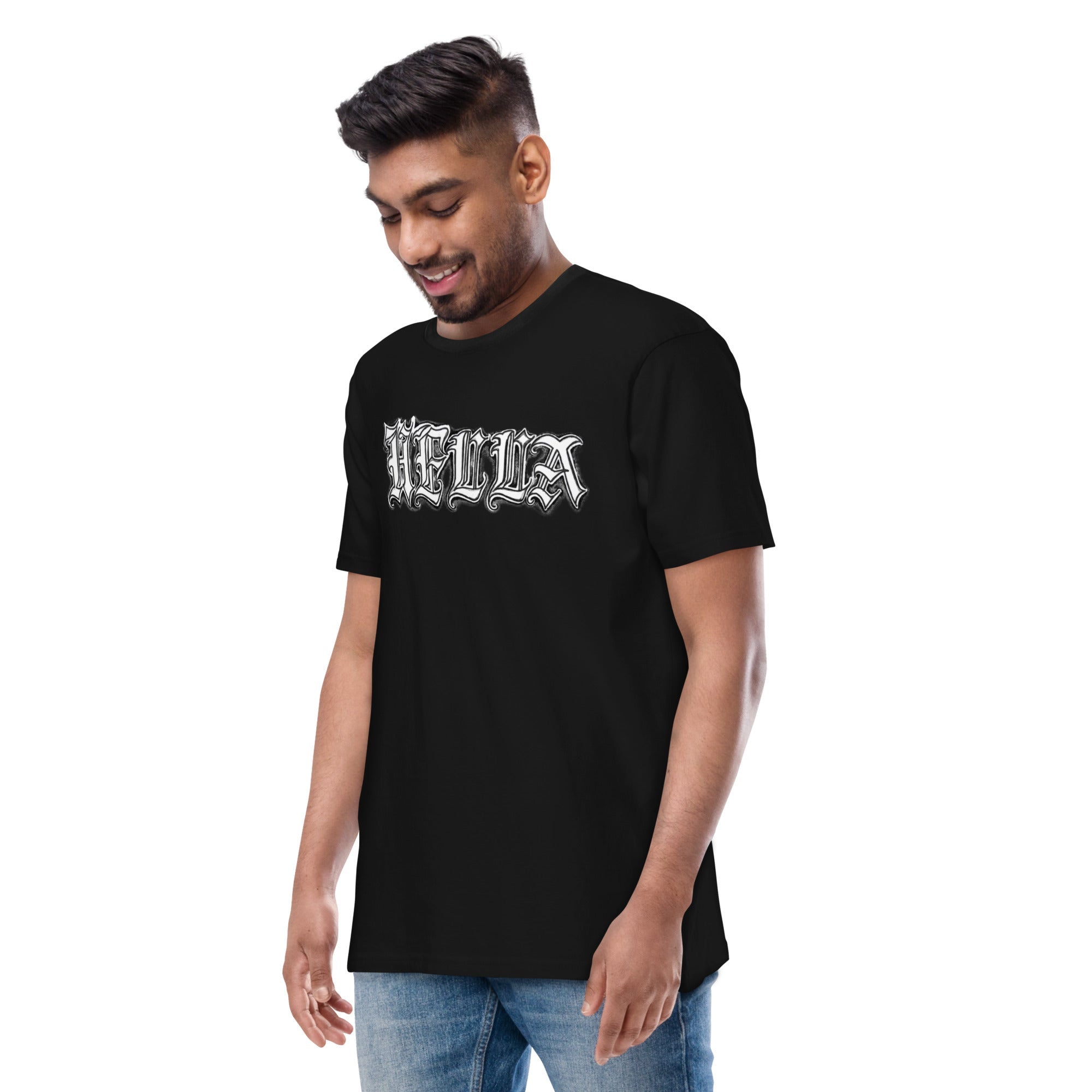 Men’s premium heavyweight tee - Hella Mob Brand Apparel
