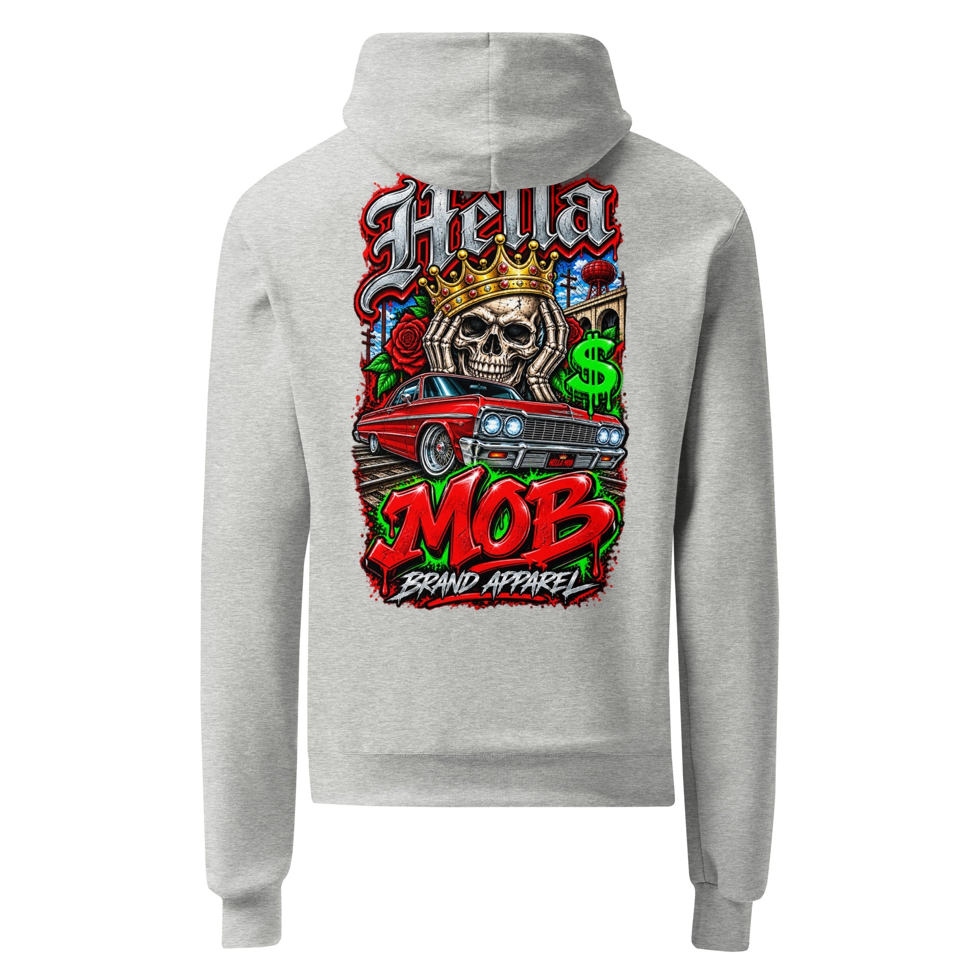 Unisex Champion hoodie - Hella Mob Brand Apparel