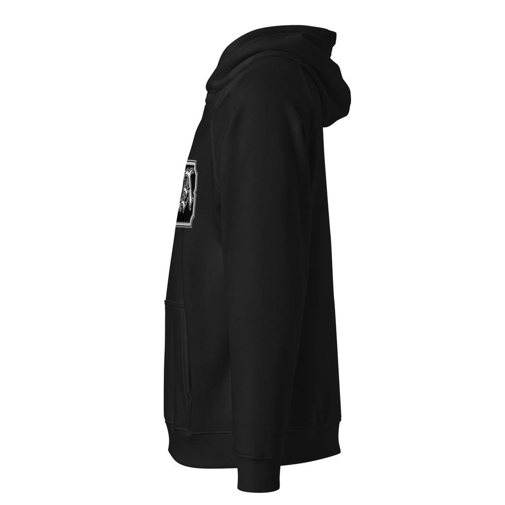 Unisex eco raglan hoodie - Hella Mob Brand Apparel