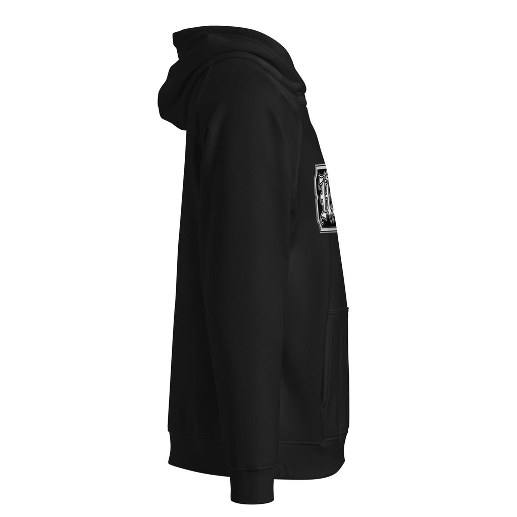 Unisex eco raglan hoodie - Hella Mob Brand Apparel
