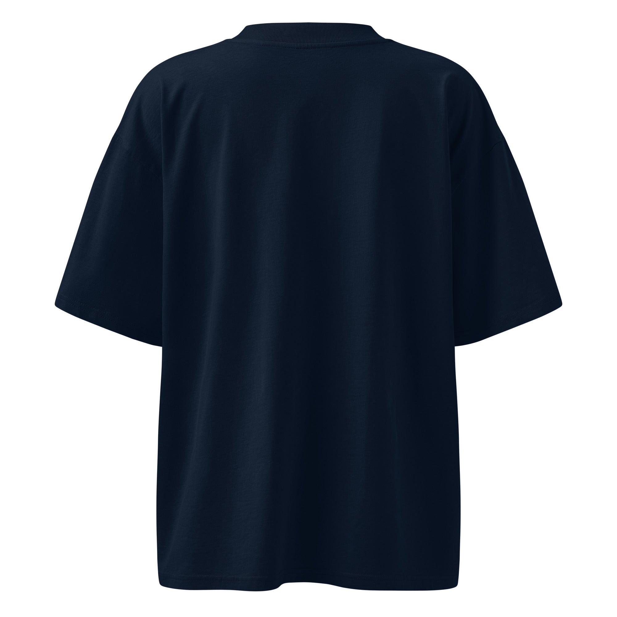Unisex organic oversized high neck t-shirt - Hella Mob Brand Apparel