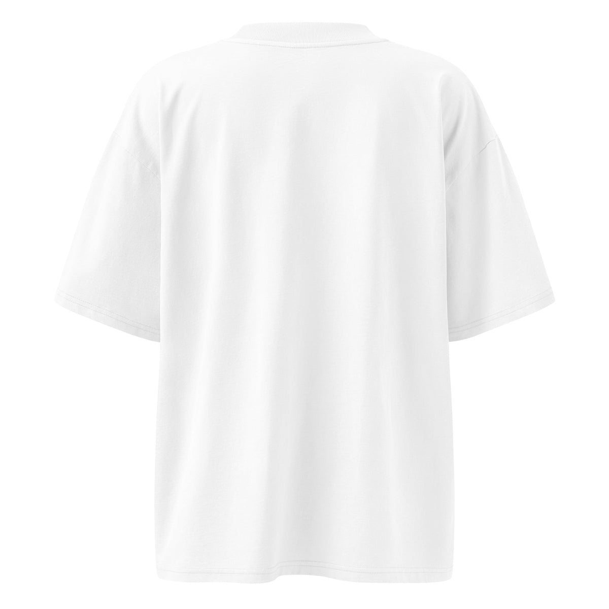 Hella Mob organic oversized T-shirt White back view