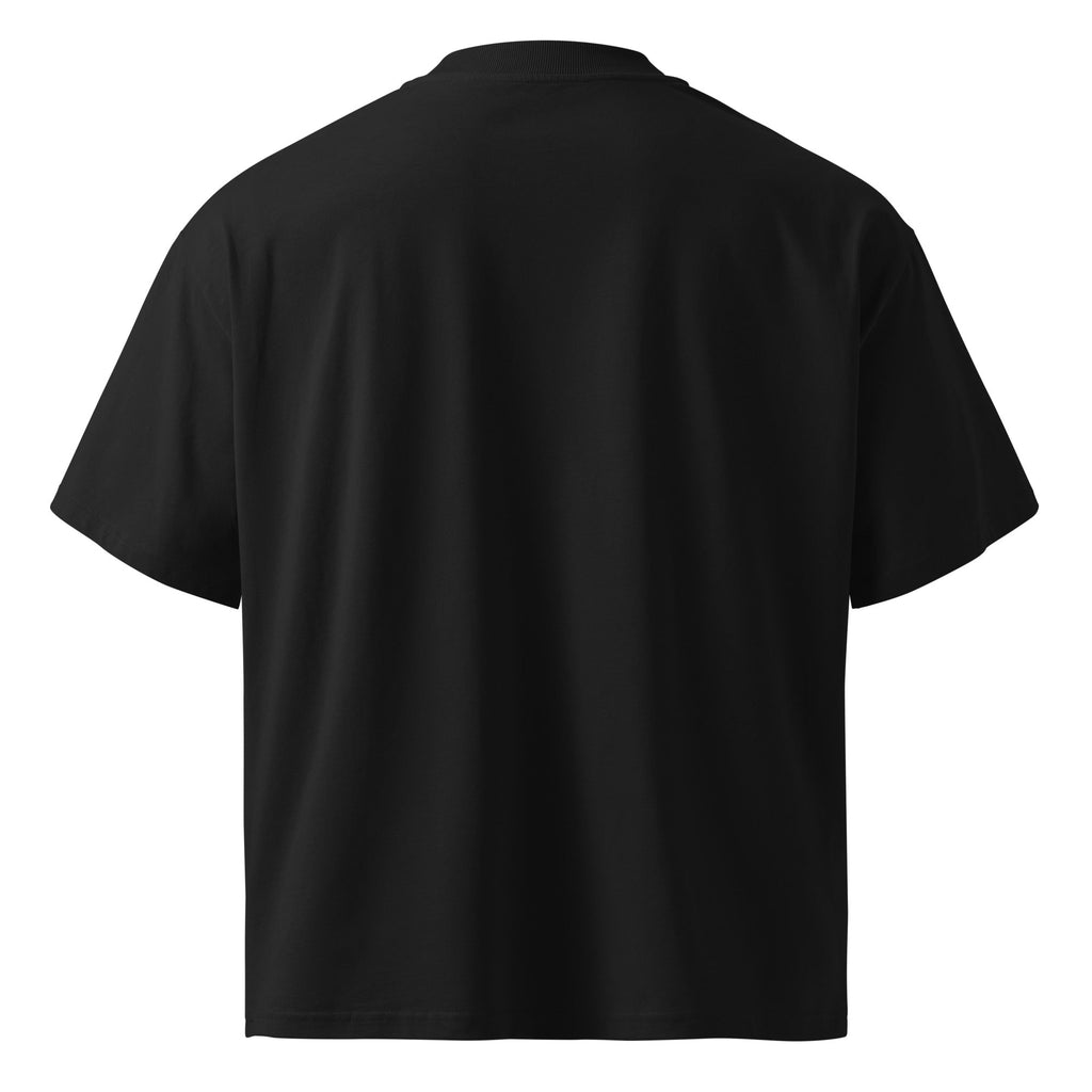 Unisex organic oversized high neck t-shirt - Hella Mob Brand Apparel