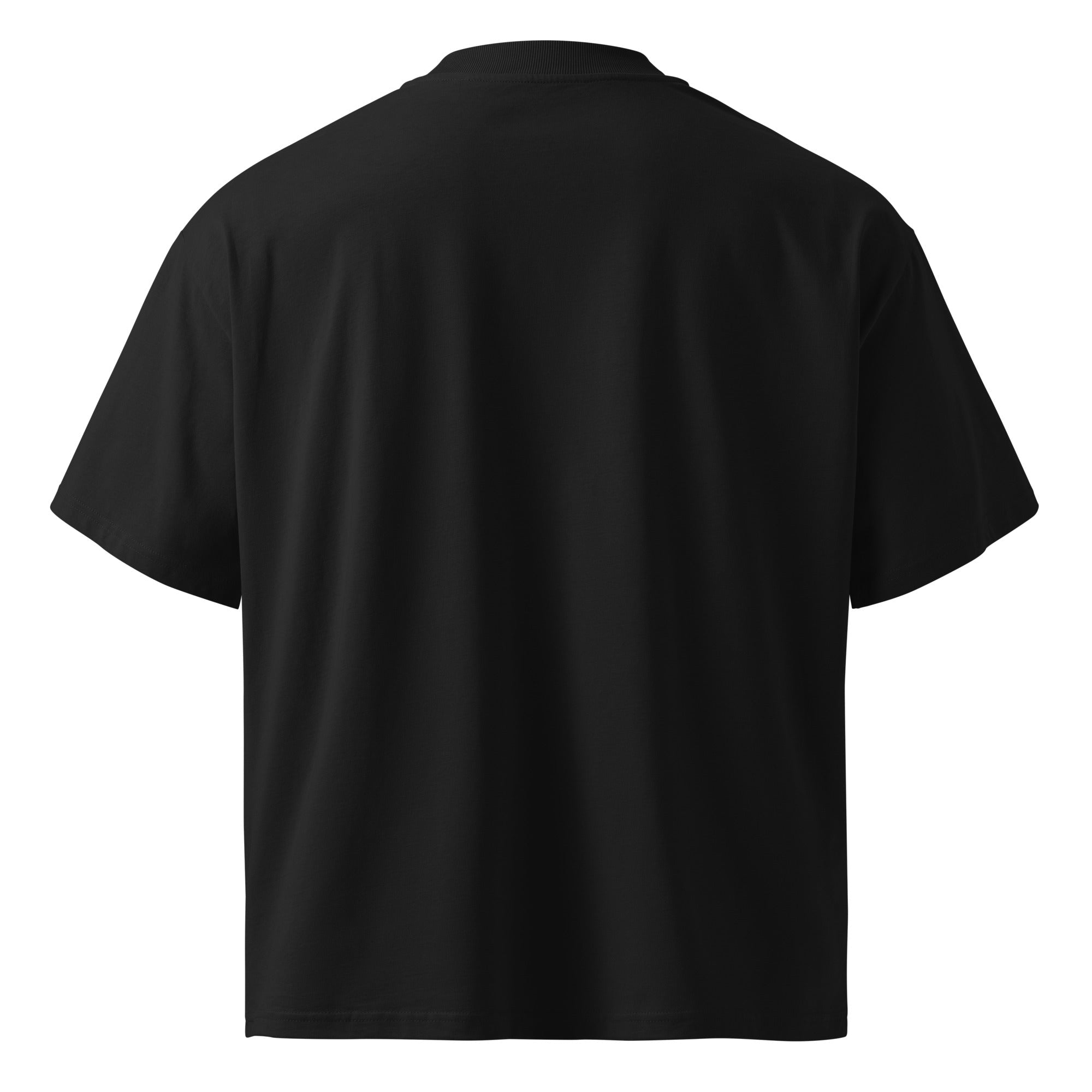 Unisex organic oversized high neck t-shirt - Hella Mob Brand Apparel