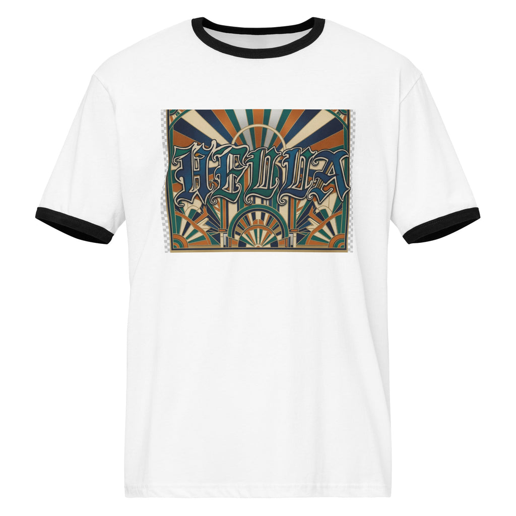Unisex ringer t-shirt - Hella Mob Brand Apparel