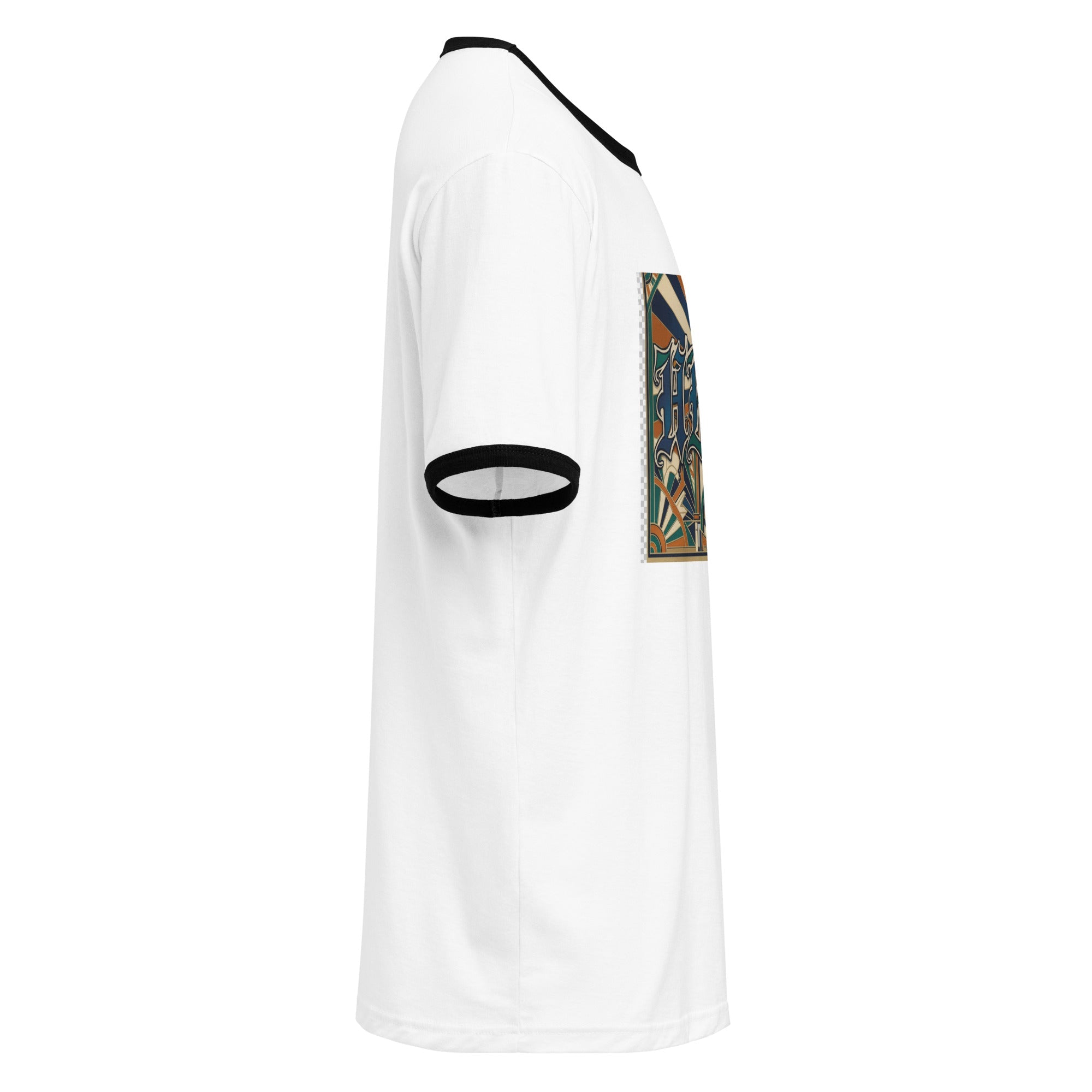 Unisex ringer t-shirt - Hella Mob Brand Apparel